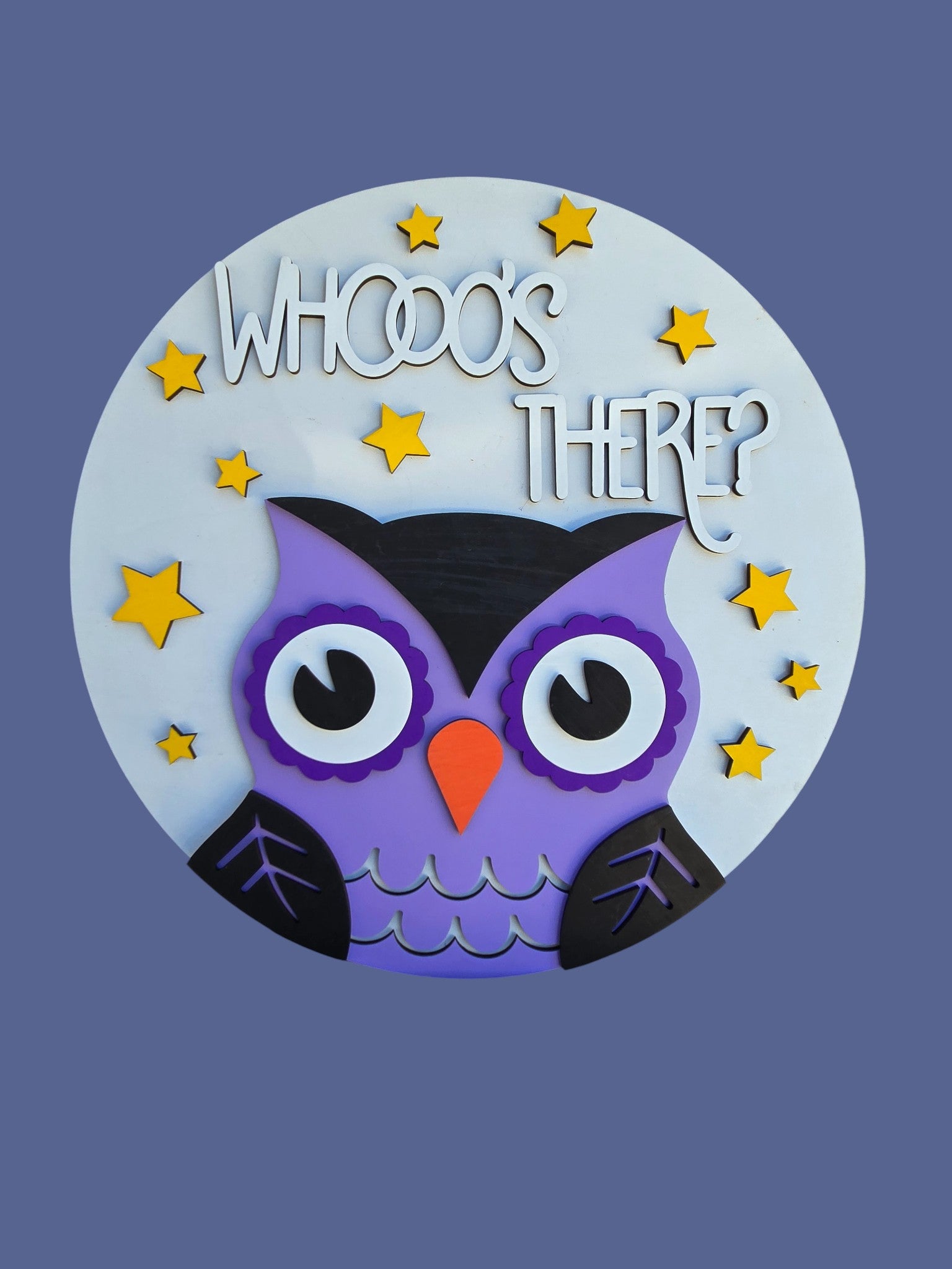Halloween Round Front Door Signs