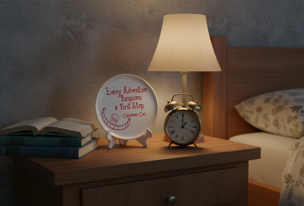 Alice in Wonderkand Cheshire Cat "Every Adventure Requires...."