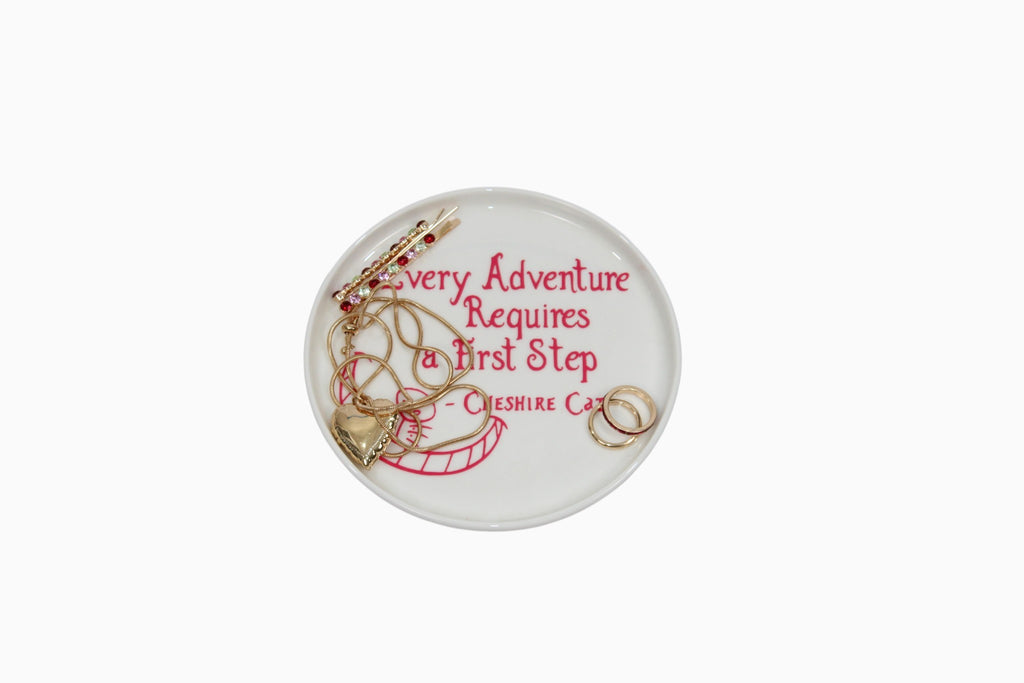 Alice in Wonderkand Cheshire Cat "Every Adventure Requires...."