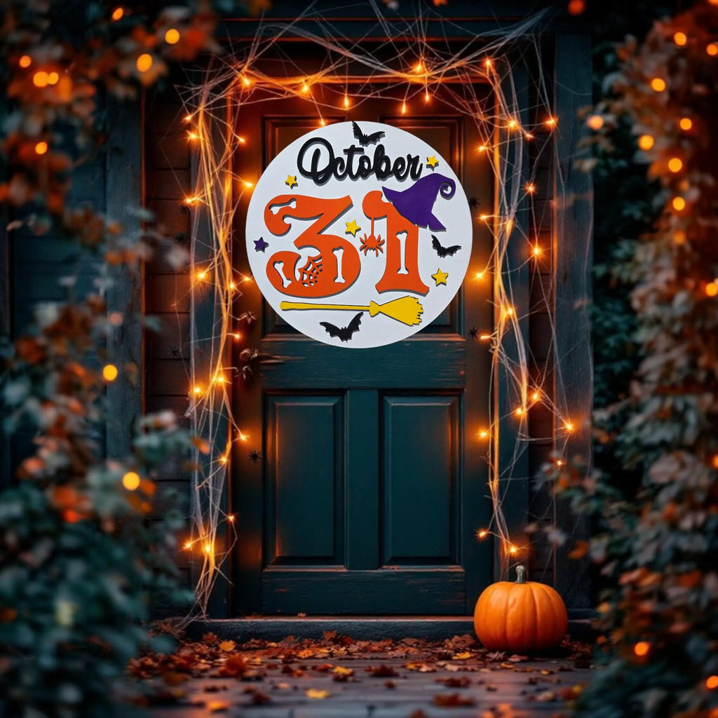 October 31st Door Sign