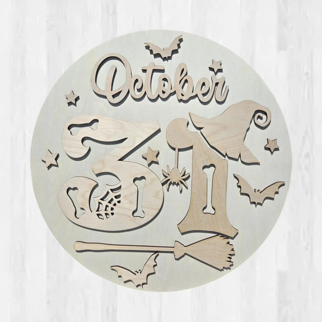 October 31st Door Sign