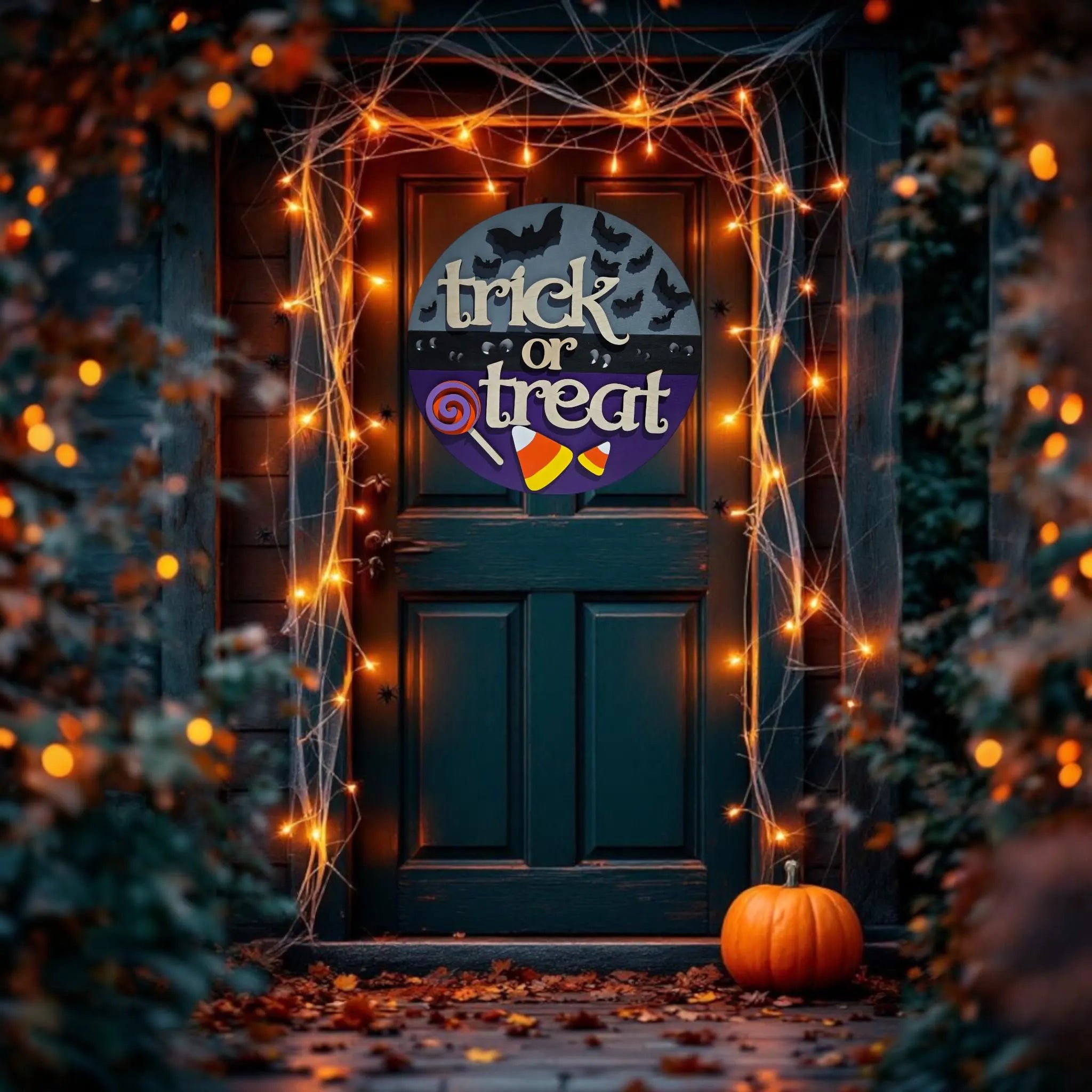 Trick or Treat Door Sign