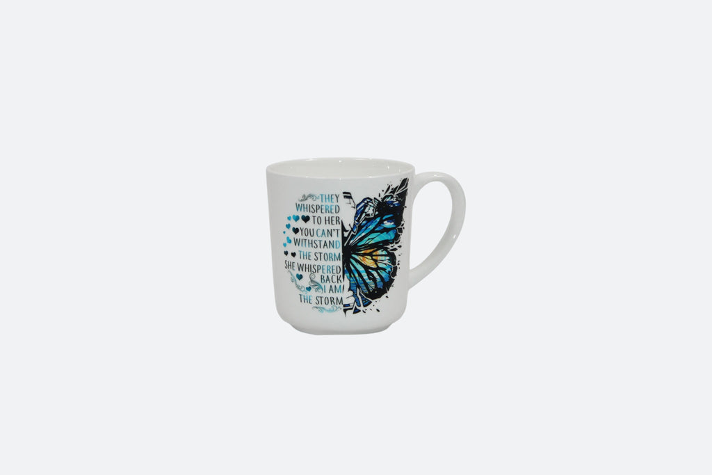 They Whispered to her....  coffee cup