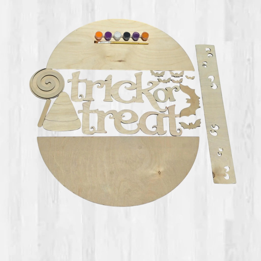 Trick or Treat Door Sign