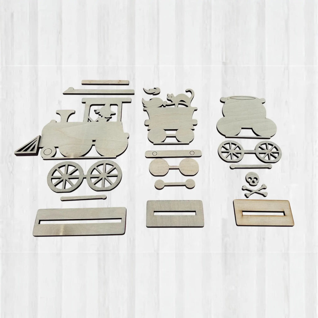 Witch Train DIY Wooden Kit