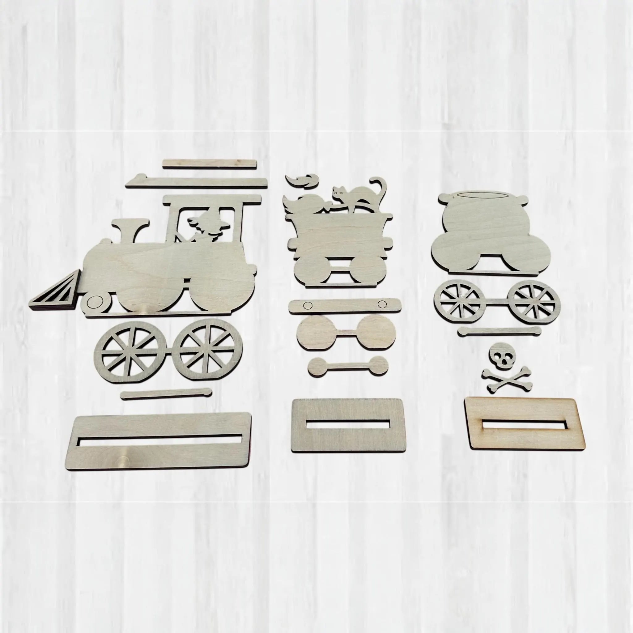 Witch Train DIY Wooden Kit